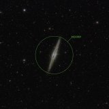 NGC891 -- Labeled